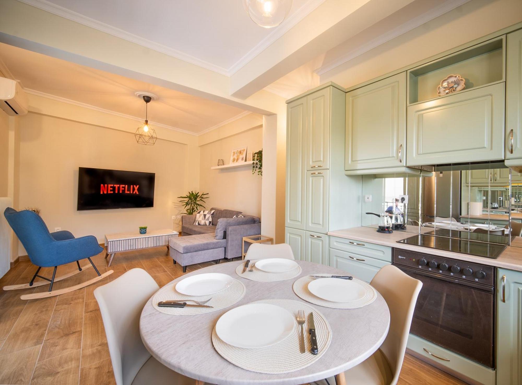 Μκ Αpartment 2Υδ - Nikea Metro Apartment พีเรียส ภายนอก รูปภาพ